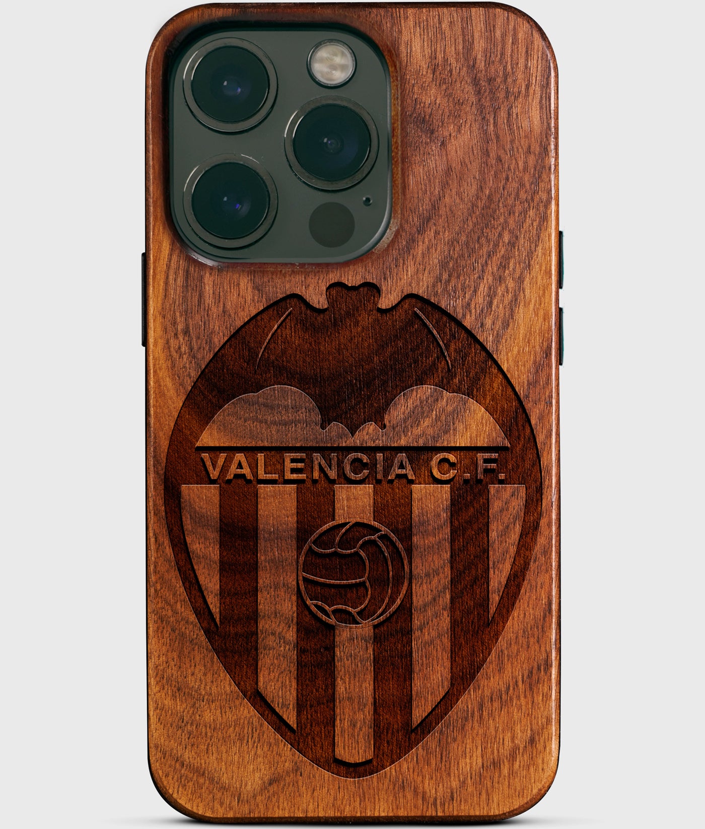 Custom Valencia CF iPhone 14 Pro Cases - Valencia CF Personalized iPhone 14 Pro Cover - Valencia Spain Football Club Valencia CF Birthday Gifts For Men 2022 Best Valencia CF Christmas Gifts Wood unique Valencia CF Gift For Him Monogrammed