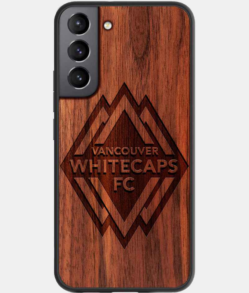 Best Wood Vancouver Whitecaps FC Samsung Galaxy S22 Plus Case - Custom Engraved Cover - Engraved In Nature