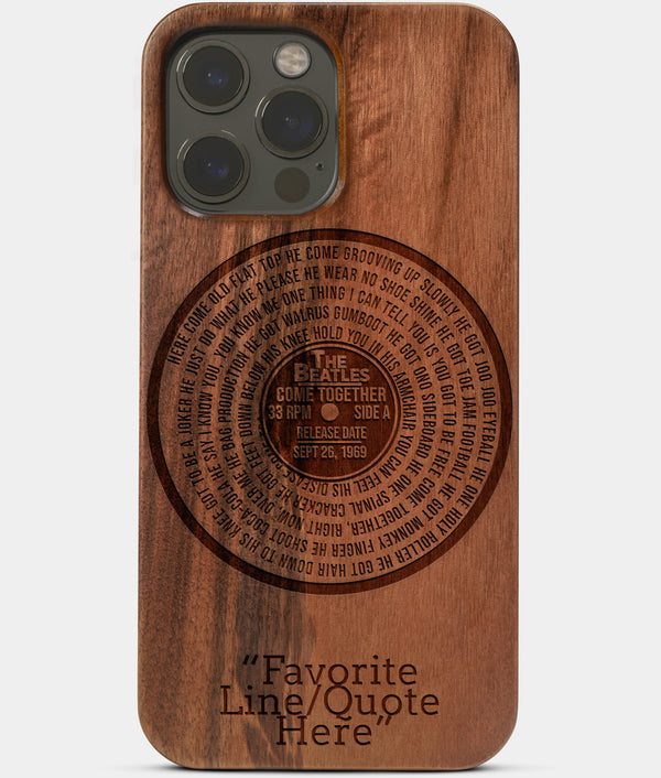 Best Custom Vinyl Record iPhone 13 Series Cases - Custom Song Gift For Vinyl Collectors | 7" EP - Engraved In Nature