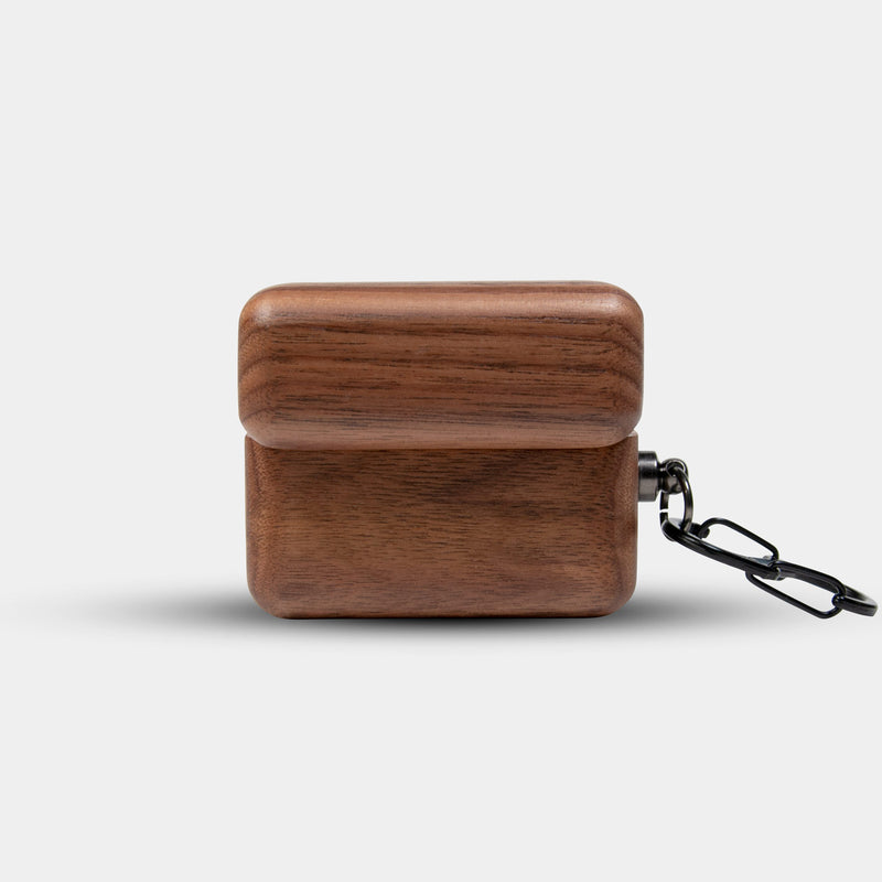 Best Custom Walnut Wood AirPods Pro Case Covers - Engraved In Nature