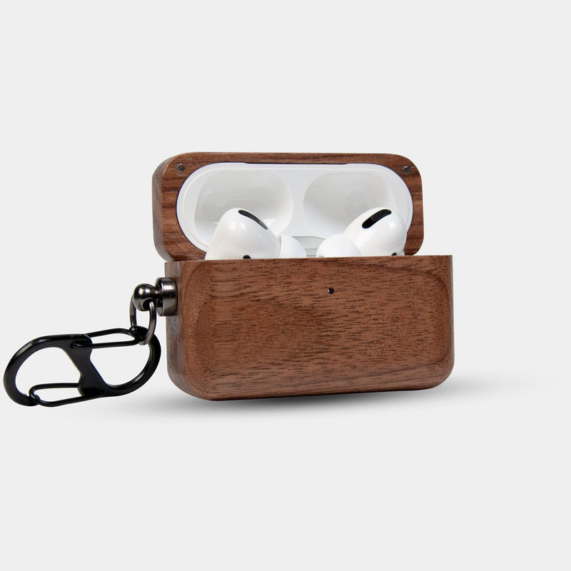 Custom Los Angeles Rams AirPods Cases | AirPods | AirPods Pro - Carved Wood Rams AirPods Cover