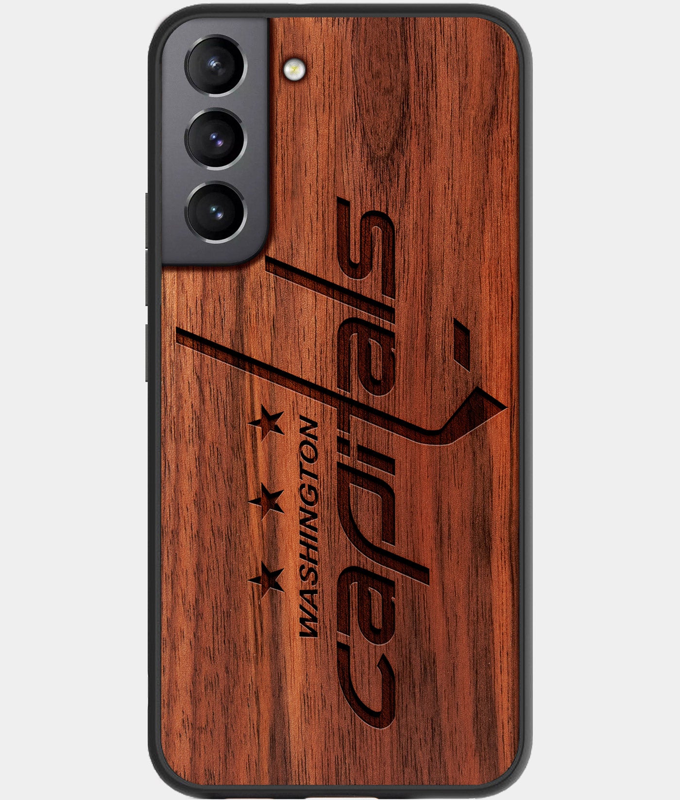 Best Wood Washington Capitals Samsung Galaxy S22 Case - Custom Engraved Cover - Engraved In Nature