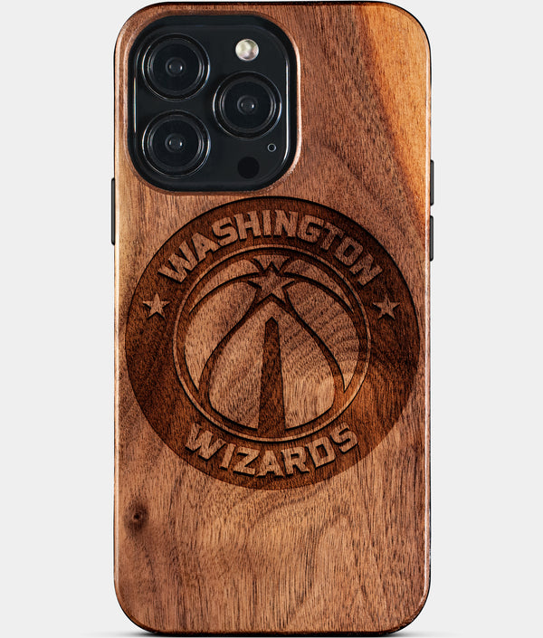 Custom Washington Wizards iPhone 15/15 Pro/15 Pro Max/15 Plus Case - Wood Wizards Cover - Eco-friendly Washington Wizards iPhone 15 Case - Carved Wood Custom Washington Wizards Gift For Him - Monogrammed Personalized iPhone 15 Cover By Engraved In Nature