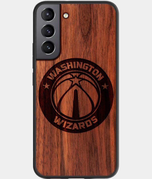 Best Walnut Wood Washington Wizards Galaxy S21 FE Case - Custom Engraved Cover - Engraved In Nature