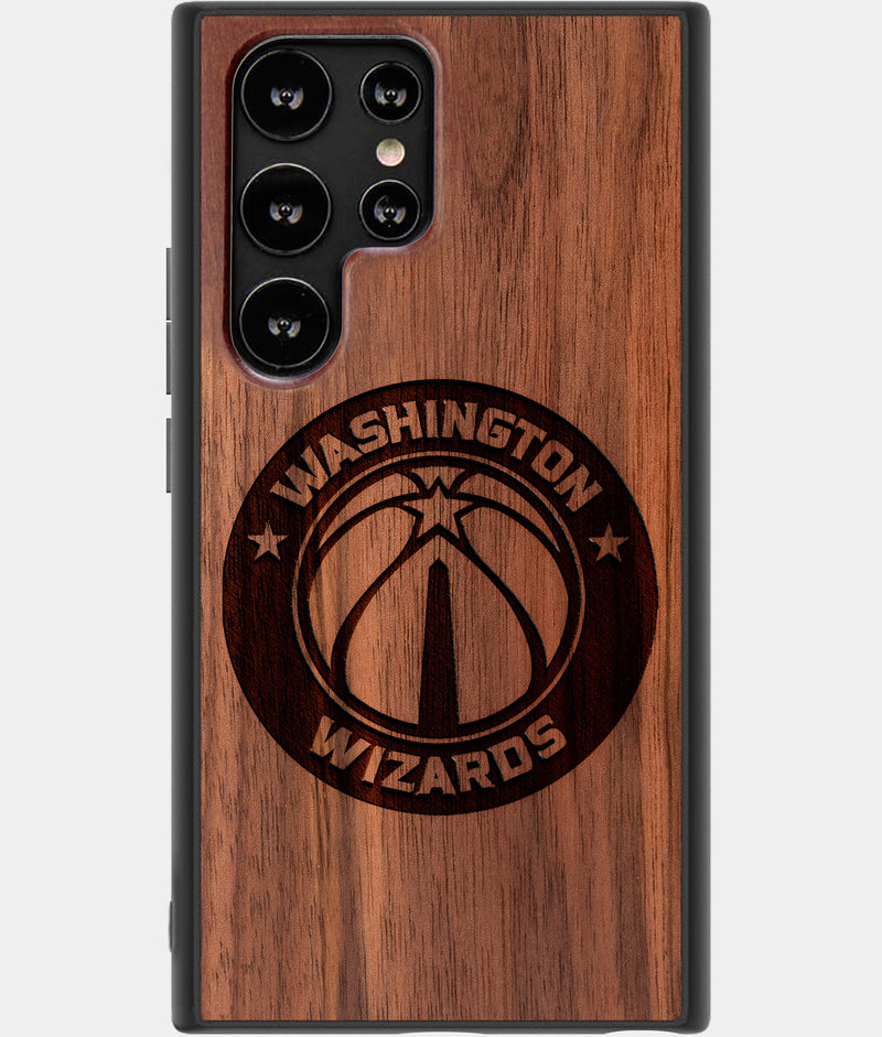 Best Wood Washington Wizards Samsung Galaxy S22 Ultra Case - Custom Engraved Cover - Engraved In Nature