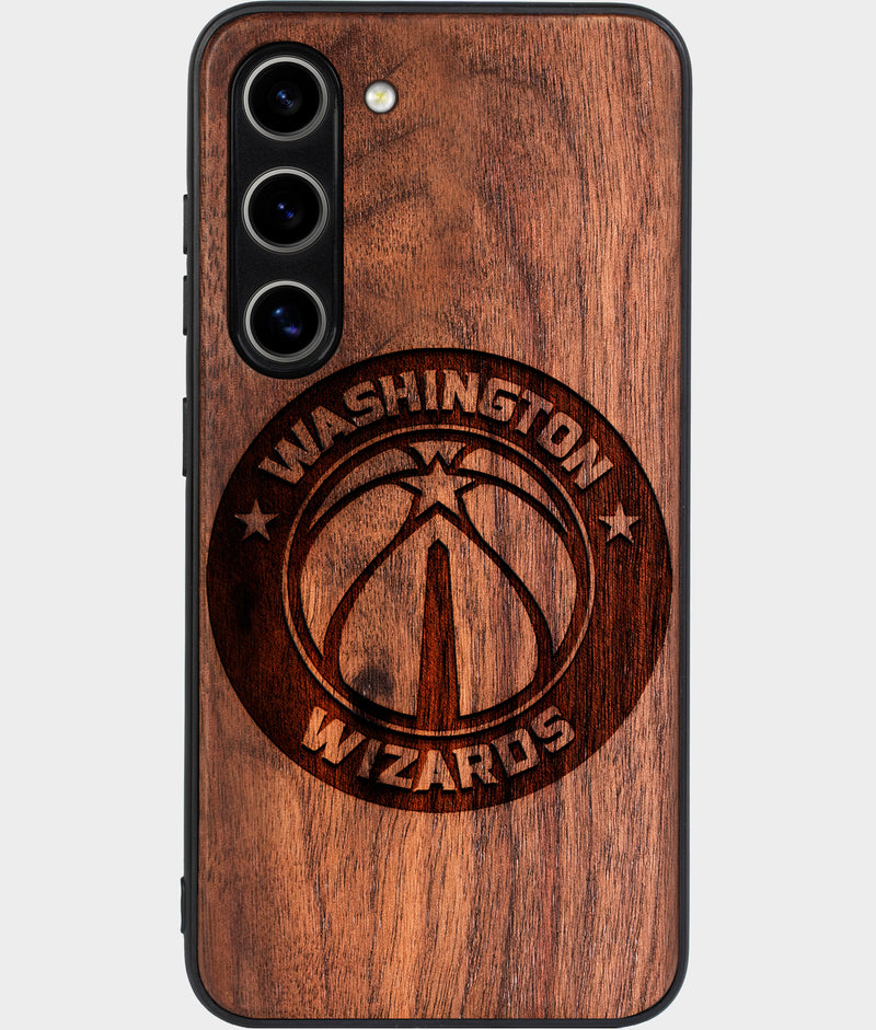 Best Wood Washington Wizards Samsung Galaxy S24 Plus Case - Custom Engraved Cover - Engraved In Nature