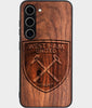 Best Wood West Ham United F.C. Samsung Galaxy S24 Plus Case - Custom Engraved Cover - Engraved In Nature