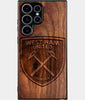 Best Wood West Ham United F.C. Samsung Galaxy S24 Ultra Case - Custom Engraved Cover - Engraved In Nature
