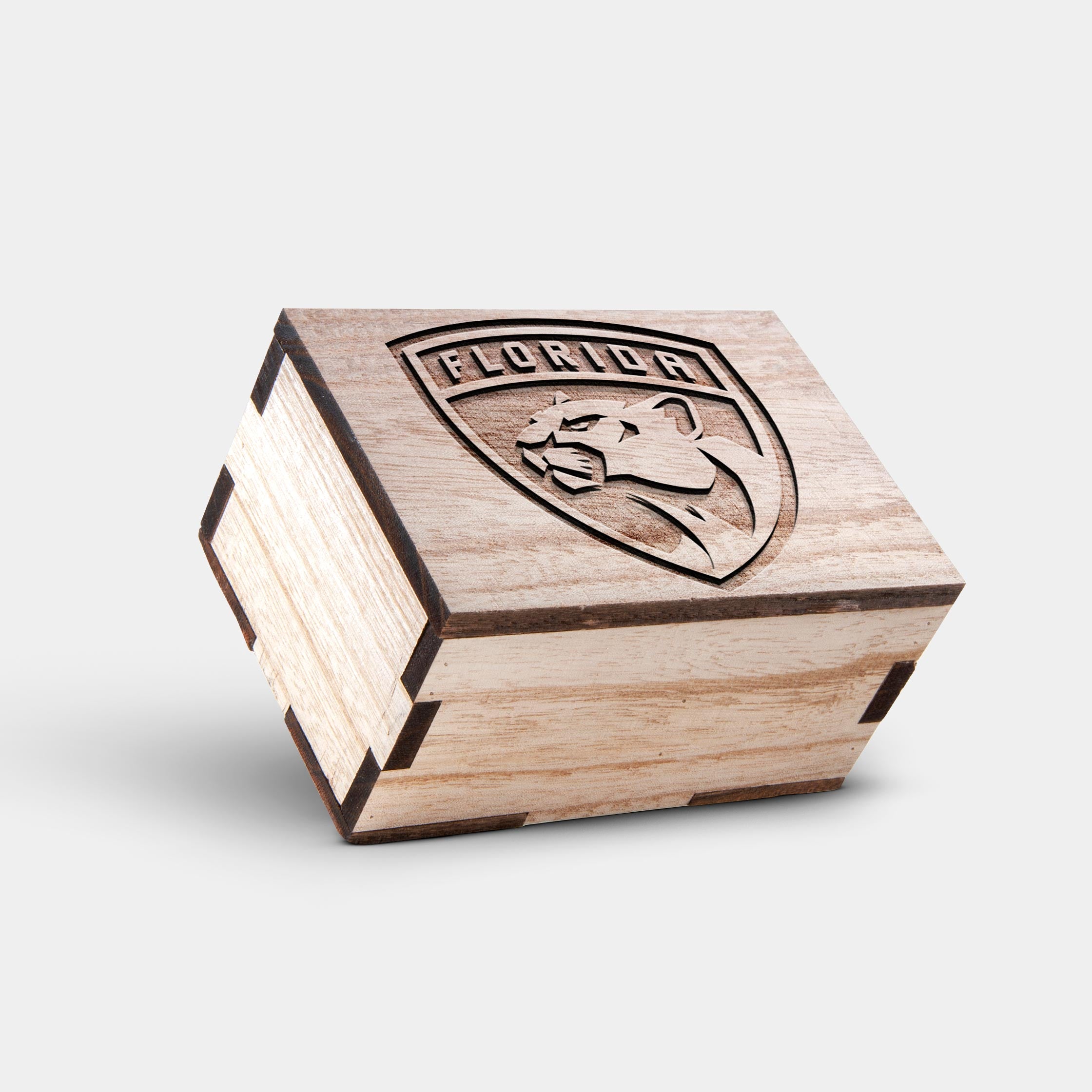 Best Florida Panthers Mahogany And Walnut Wood Chronograph Watch - Engraved In Nature