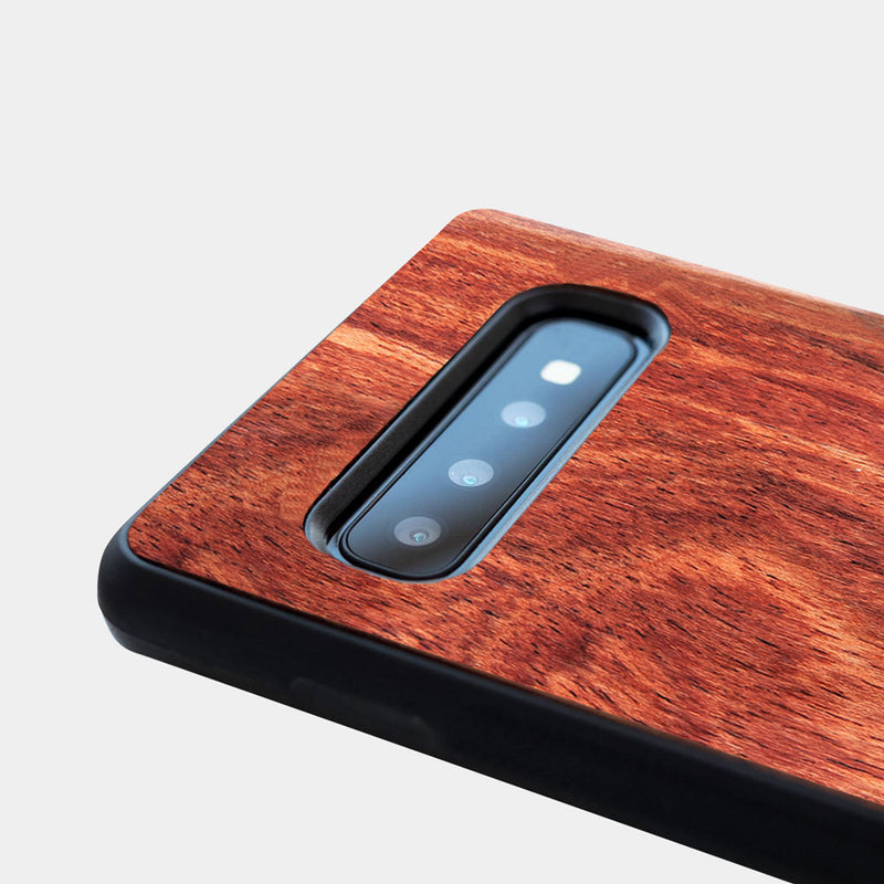 Best Custom Engraved Mahogany Wood Galaxy S10 Plus Case - Engraved In Nature