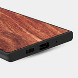 Best Custom Engraved Mahogany Wood Galaxy S20 Plus Case - Engraved In Nature