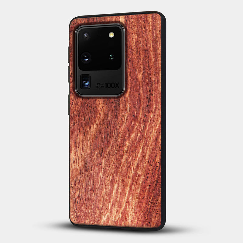 Best Custom Engraved Wood Atlanta Hawks Galaxy S20 Ultra Case - Engraved In Nature