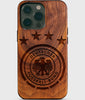 Germany National Football Team iPhone 14 Pro Max Cases Deutscher Fussball Bund Personalized German Football Club Frankfurt Gifts For Men 2022 Best German Christmas Gifts Carved Wood Unusual Deutsscher Fussball Bund Gift For Him