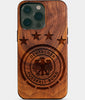 Customizable Germany National Football iPhone Cases - Personalized Deutscher Fussball Bund Gifts For Men - 2022 Deutscher Fussball Bund Christmas Gifts - Carved Wood Custom German Gift For Him - Monogrammed unusual Deutscher Fussball Bund iPhone 14 | iPhone 14 Pro | 14 Plus Covers | iPhone 13 | iPhone 13 Pro | iPhone 13 Pro Max | iPhone 12 Pro Max | iPhone 12| iPhone 11 Pro Max | iPhone X/XS Max/XR | iPhone SE Covers By Engraved In Nature