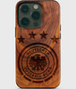 Germany National Football Team iPhone 14 Pro Cases Deutscher Fussball Bund Personalized German Football Club Frankfurt Gifts For Men 2022 Best German Christmas Gifts Carved Wood Unusual Deutsscher Fussball Bund Gift For Him