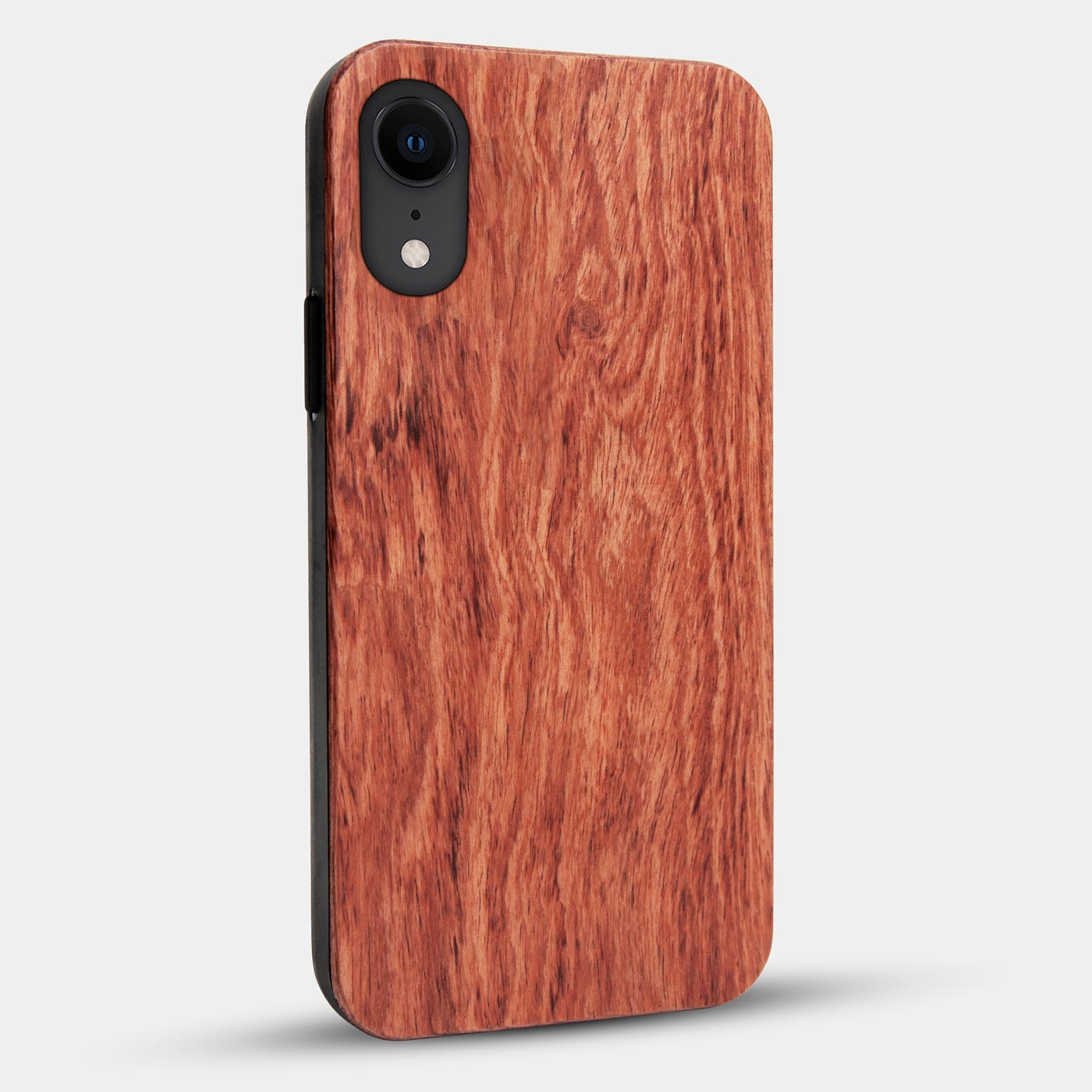 Best Custom Engraved Mahogany Wood iPhone XR Case - Engraved In Nature