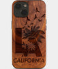 Los Angeles California iPhone 14 Plus Case Sequoia National Park Souvenir Gifts Wood iPhone 14 Plus Cover For Los Angeles Locals And Travelers Los Angeles Gifts California Souvenirs