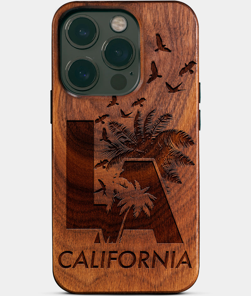 Los Angeles California iPhone 14 Pro Case - UCLA iPhone Cases - Joshua Tree iPhone Cases -Yosemite National Park Souvenir Gifts Wood iPhone 14 Pro Cover For Los Angeles Locals And Travelers Los Angeles Gifts California Souvenirs