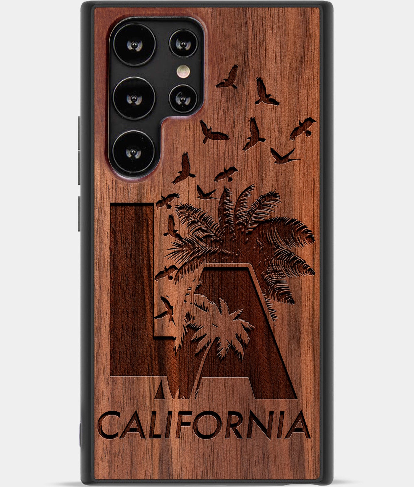 Los Angeles California iPhone S23 Ultra Case Venice Beach Souvenir Gifts Wood Samsung S23 Cover For Los Angeles Locals And Travelers Santa Monica Gifts California Souvenirs Note 20 Ultra Case