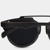 Best Custom Engraved Matte Black Oak Wood Sunglasses | Mohave Desert - Engraved In Nature