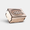 Best Montreal Canadiens Mahogany And Walnut Wood Chronograph Watch - Engraved In Nature