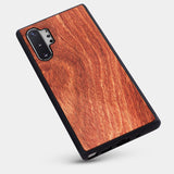 Best Custom Engraved Mahogany Wood Note 10 Plus Case - Engraved In Nature