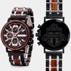 Toronto FC Mens Wrist Watch  - Personalized Toronto FC Mens Watches - Custom Gifts For Him, Birthday Gifts, Gift For Dad - Best 2022 Toronto FC Christmas Gifts - Black 45mm MLS Wood Watch - By Engraved In Nature
