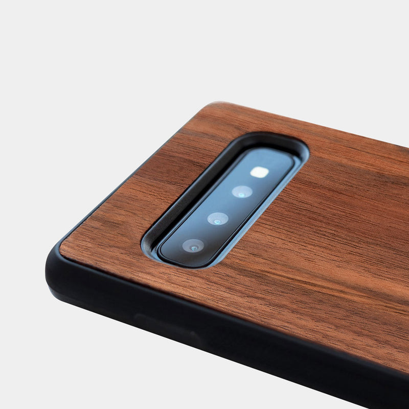 Best Custom Engraved Walnut Wood Columbus Blue Jackets Galaxy S10 Plus Case - Engraved In Nature