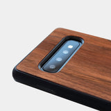 Best Custom Engraved Walnut Wood Real Salt Lake Galaxy S10 Plus Case - Engraved In Nature