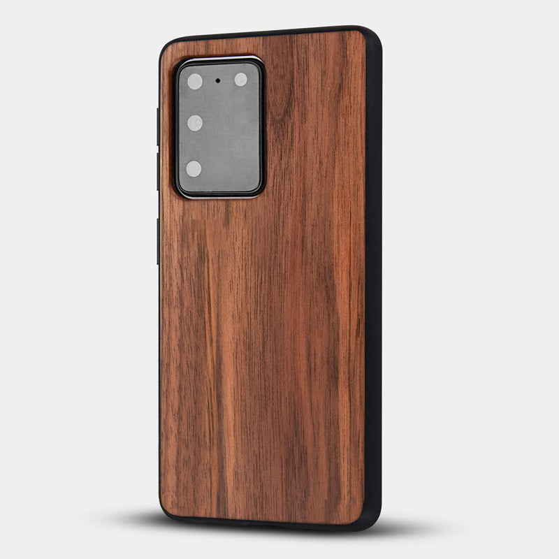 Best Custom Engraved Walnut Wood Los Angeles Rams Galaxy S20 Case - Engraved In Nature