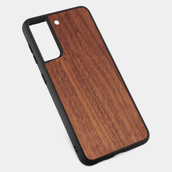 Best Walnut Wood Galaxy S21 Plus Case - Custom Engraved S21 Plus Cover - Engraved In Nature