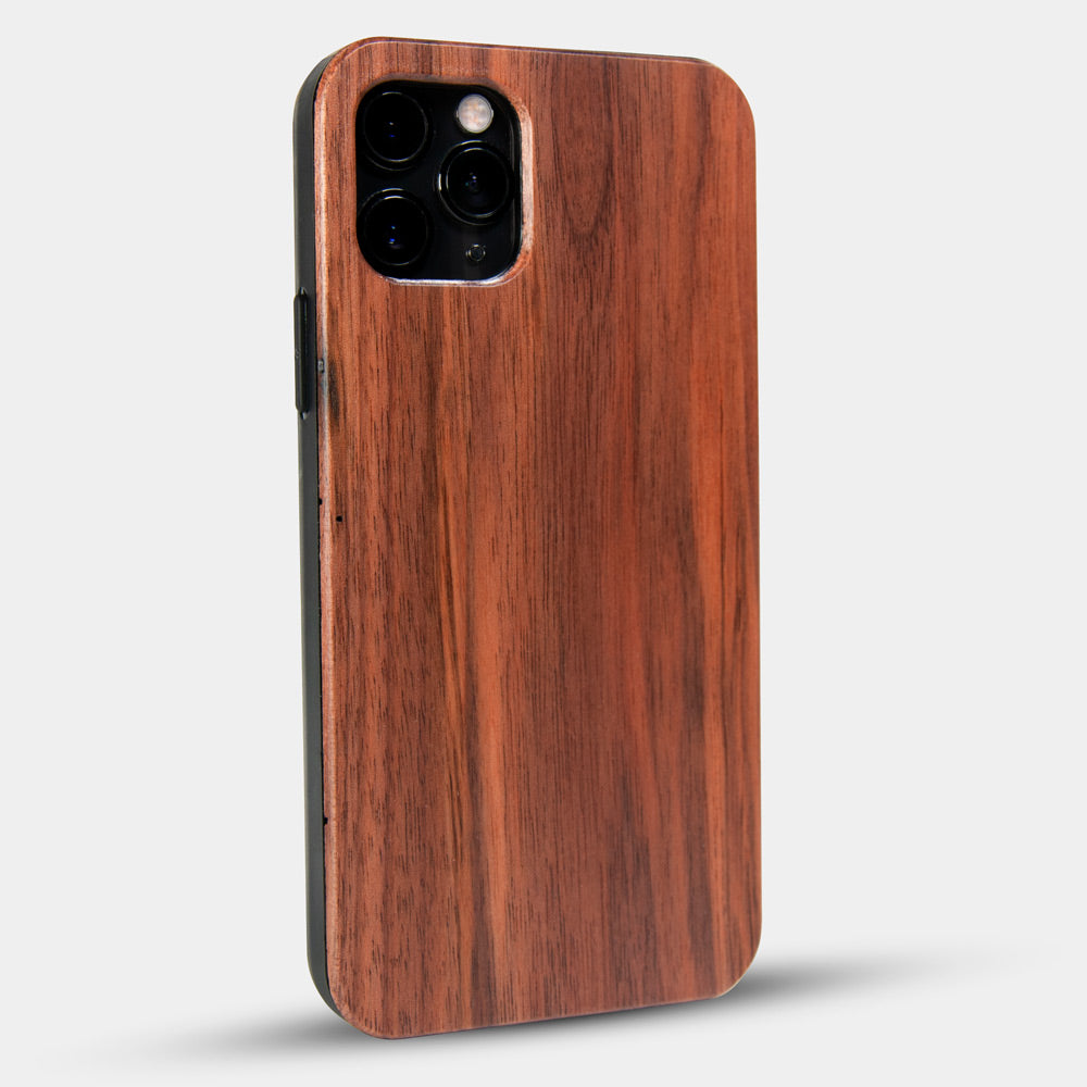 Best Custom Engraved Walnut Wood Atlanta Hawks iPhone 11 Pro Max Case - Engraved In Nature