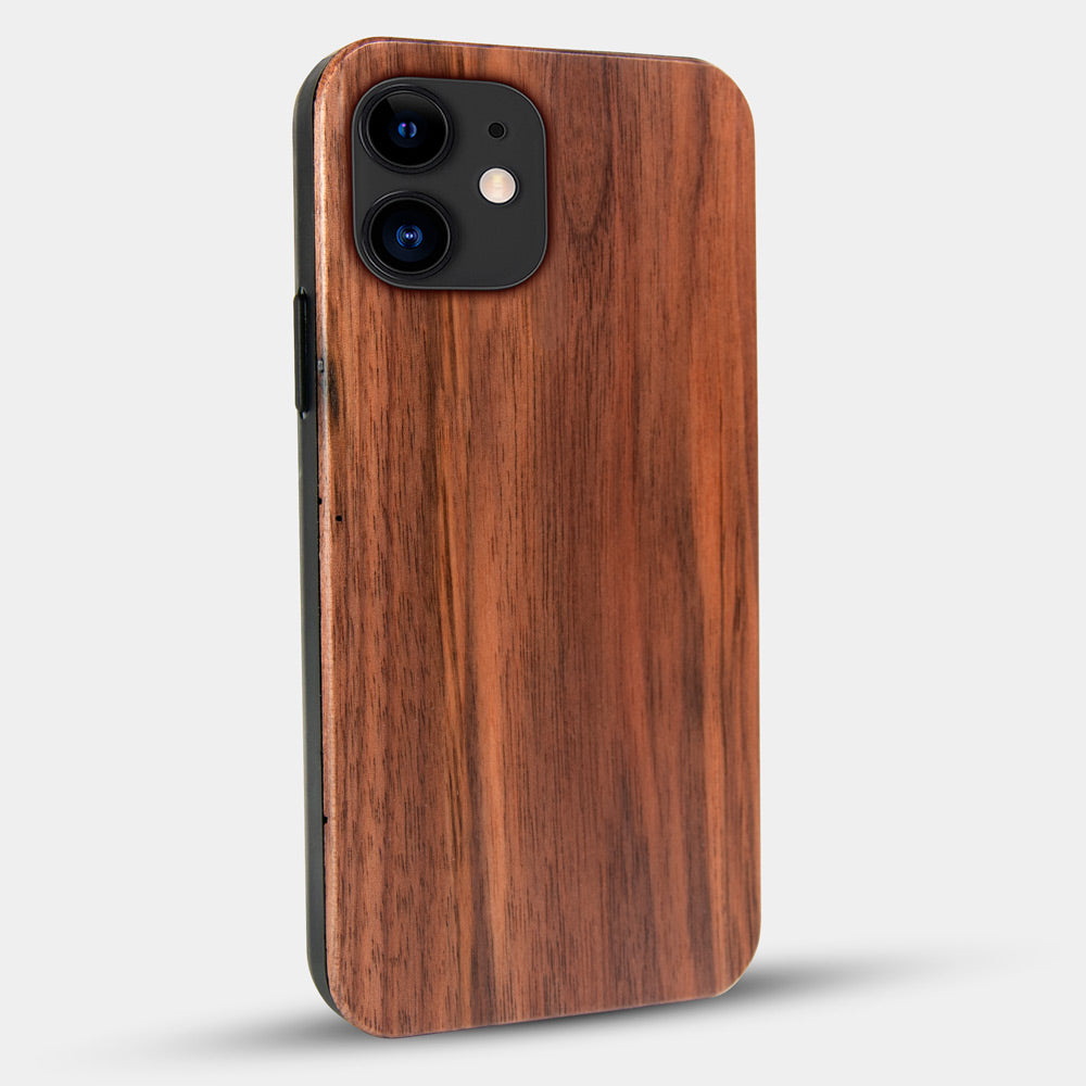 Best Custom Engraved Walnut Wood San Francisco 49ers iPhone 12 Mini Case - Engraved In Nature