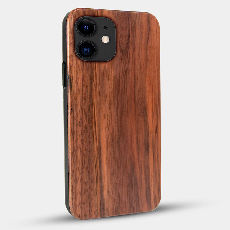 Best Custom Engraved Walnut Wood Cincinnati Reds iPhone 12 Case - Engraved In Nature