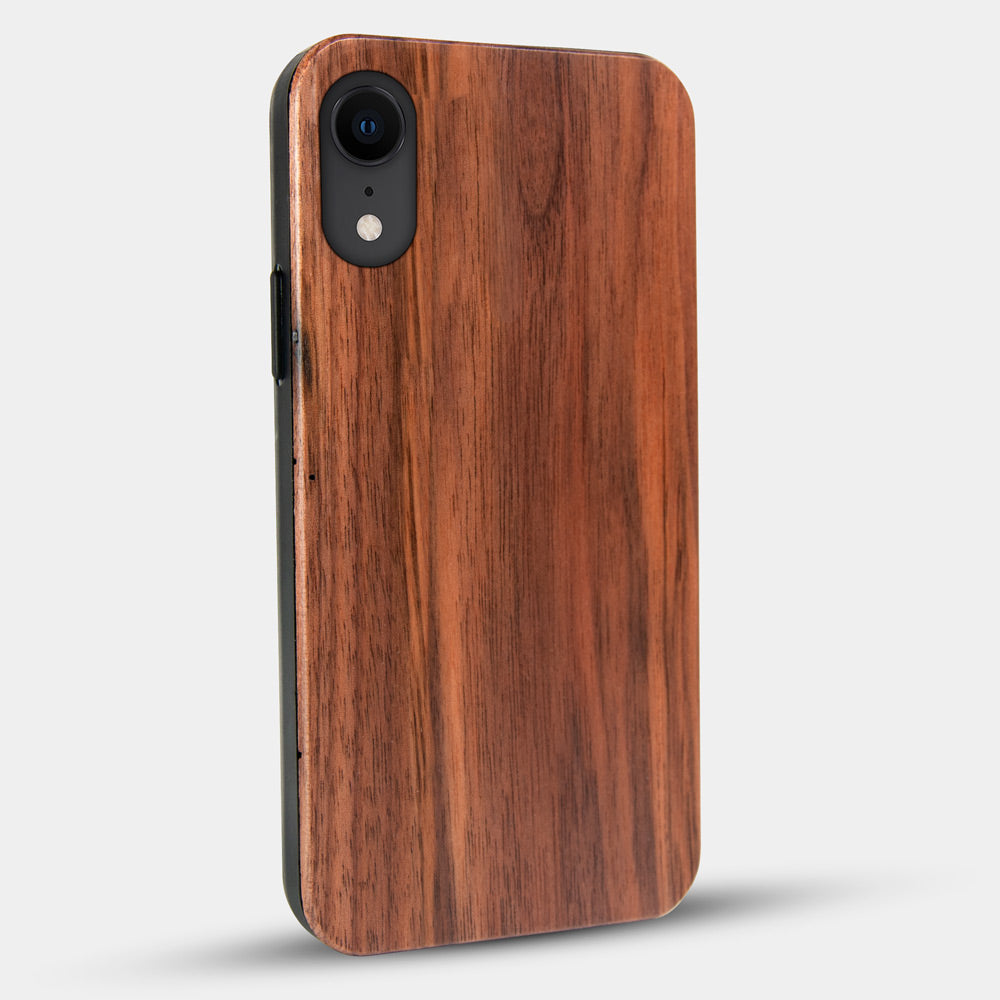 Best Custom Engraved Walnut Wood Atlanta Hawks iPhone XR Case - Engraved In Nature