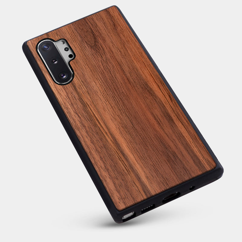 Best Custom Engraved Walnut Wood Columbus Blue Jackets Note 10 Plus Case - Engraved In Nature