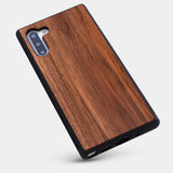 Best Custom Engraved Walnut Wood San Jose Sharks Note 10 Case - Engraved In Nature