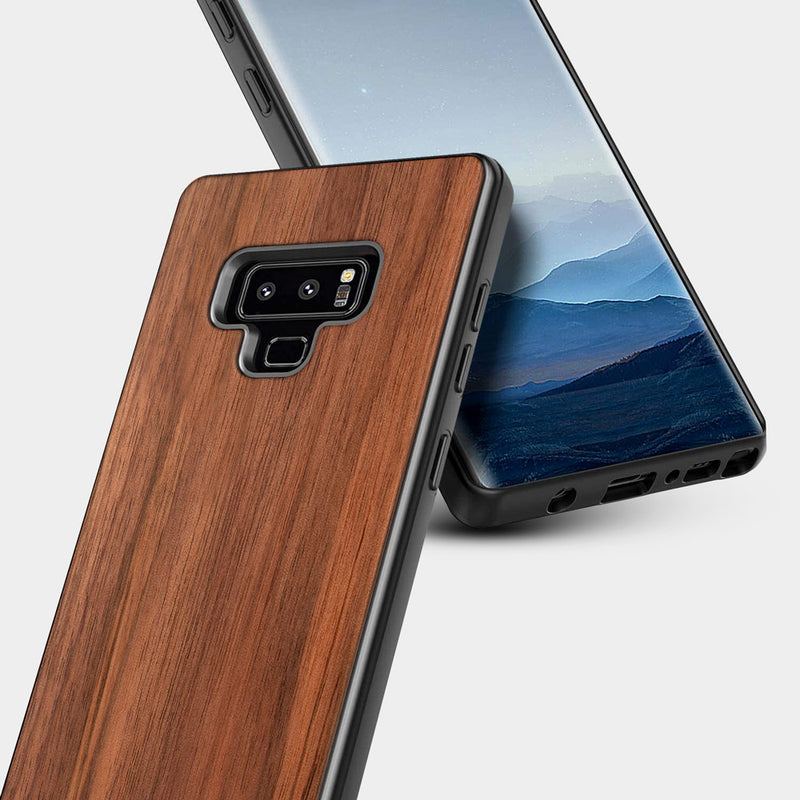 Best Custom Engraved Walnut Wood Miami Heat Note 9 Case - Engraved In Nature