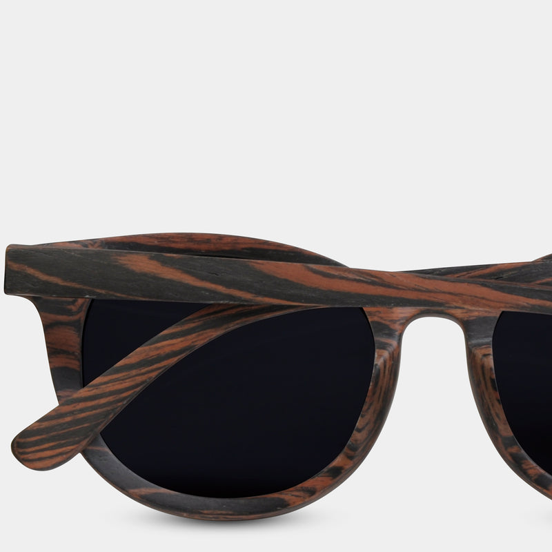 Best Custom Engraved Wayfarer Coffee Walnut Wooden Sunglasses | Joshua Tree - Engraved In Nature