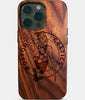 Eco-friendly Boston Celtics iPhone 14 Pro Max Case - Carved Wood Custom Boston Celtics Gift For Him - Monogrammed Personalized iPhone 14 Pro Max Cover By Engraved In Nature