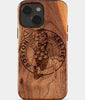 Eco-friendly Boston Celtics iPhone 15 Case - Carved Wood Custom Boston Celtics Gift For Him - Monogrammed Personalized iPhone 15 Cover By Engraved In Nature