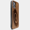 Best Wood Carolina Hurricanes iPhone 13 Pro Max Case | Custom Carolina Hurricanes Gift | Walnut Wood Cover - Engraved In Nature