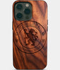 Eco-friendly Chelsea FC iPhone 14 Pro Max Case - Carved Wood Custom Chelsea FC Gift For Him - Monogrammed Personalized iPhone 14 Pro Max Cover By Engraved In Nature