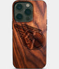 Eco-friendly Cleveland Guardians iPhone 14 Pro Case - Carved Wood Custom Cleveland Guardians Gift For Him - Monogrammed Personalized iPhone 14 Pro Cover By Engraved In Nature