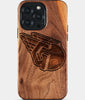 Eco-friendly Cleveland Guardians iPhone 15 Pro Max Case - Carved Wood Custom Cleveland Guardians Gift For Him - Monogrammed Personalized iPhone 15 Pro Max Cover By Engraved In Nature