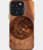 Eco-friendly Columbus Crew SC iPhone 15 Pro Case - Carved Wood Custom Columbus Crew SC Gift For Him - Monogrammed Personalized iPhone 15 Pro Cover By Engraved In Nature
