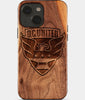 Eco-friendly Dc United iPhone 15 Plus Case - Carved Wood Custom Dc United Gift For Him - Monogrammed Personalized iPhone 15 Plus Cover By Engraved In Nature