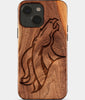 Eco-friendly Denver Broncos iPhone 15 Plus Case - Carved Wood Custom Denver Broncos Gift For Him - Monogrammed Personalized iPhone 15 Plus Cover By Engraved In Nature