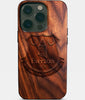 Eco-friendly Everton FC iPhone 14 Pro Case - Carved Wood Custom Everton FC Gift For Him - Monogrammed Personalized iPhone 14 Pro Cover By Engraved In Nature
