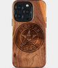Eco-friendly Houston Astros iPhone 15 Pro Case - Carved Wood Custom Houston Astros Gift For Him - Monogrammed Personalized iPhone 15 Pro Cover By Engraved In Nature